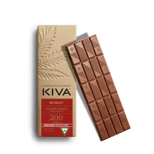 (0.2g) Kiva Milk Chocolate Bar [20pk] (200mg THC)