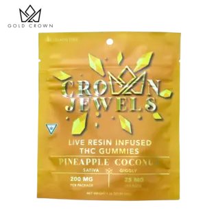 (0.2g) Crown Jewels 200mg - Pineapple Coconut | 25mg each