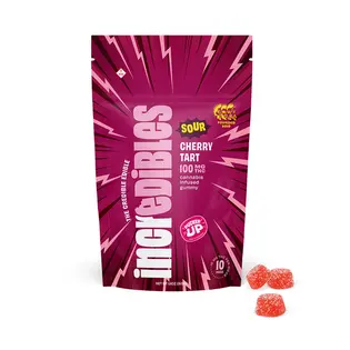 (1.0g) Sour Cherry Tart | Gummies | 10 pack | 100mg THC