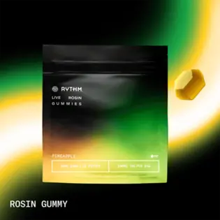 (g) Pineapple I Solventless Gummy I 10 Pack I Rythm
