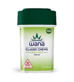 (each) Wana Classic Chews High Dose Green Apple 40mg MED ONLY