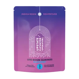 (each) 5mg Live Rosin Gummy, Blackberry - Upstate Elevator Operators