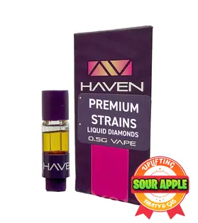 (each) Sour Apple | 0.5g Liquid Diamond Vape | Haven