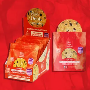 (each) Salted Chocolate Chip Indica THC Rosin Cookie | 100mg