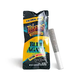 (g) Blue Agave Tokees Rosin Infused Pre-Roll