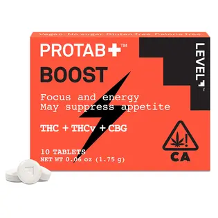 (each) PROTAB+ BOOST [10pk] (200mg D9 THC/70mg THCv/30mg CBG/20mg THCa)