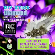 (g) Riv Stick Diamond .5g – THCa Diamond Infused Cannabis Blend