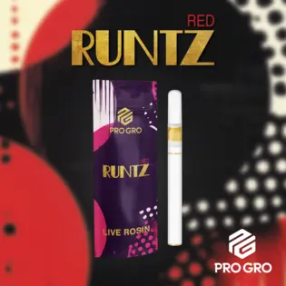 (g) RED RUNTZ 0.5G LIVE ROSIN DISPOSABLE