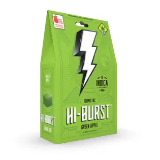 (each) Hi-Burst - 100mg - Green Apple - Indica