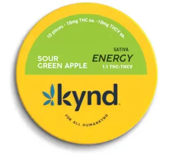 (each) SOUR GREEN APPLE | 1:1 | 100MG THC : 100MG THCV