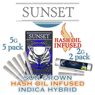(each) Saints - Sunset - White Runtz Infused Joints 5pk