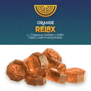 (each) Relax | Orange | Gummy | 100mg | Kudose