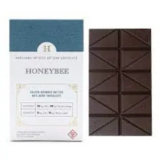 (0.1g) Honeybee | Dark Chocolate Bar | Salted Brownie Batter 1:1 100mg