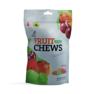 (62.0g) Assorted Indica 1:1 Fruit Chews 10-Pack | 200mg