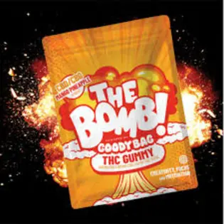 (0.05g) BOMB 2:2:1 Mango Pineapple Hybrid Gummy - 1 Pack