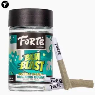 (2.5g) Baja Blast Bubble Hash w/ Diamonds Infused Pre-Roll 5-pack | 2.5g