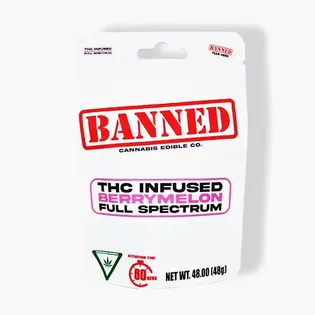 (3.0g) Banned - 200mg Gummies - Berry Melon