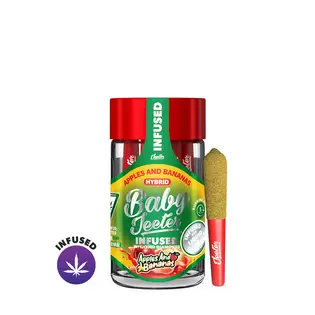 (2.5g) Apples & Bananas Baby Jeeter Infused Pre-Roll 5-pack | 2.5g
