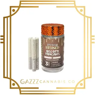 (1.8g) Goldkine Biscotti Pancakes Infused Pre-Rolls 3pk 1.8G
