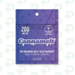 (0.2g) Treetown 200mg Cannamelt - Blue Raspberry