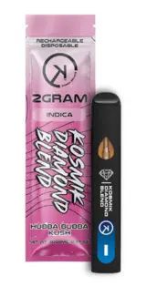 (2.0g) Kosmik Disposable Vape Liquid Diamond Blend - Hubba Bubba (I)