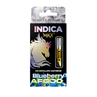(1.0g) Blueberry Afgoo Distillate Cartridge | 1g