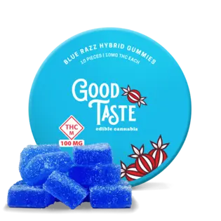 (0.1g) Good Taste - Blue Razzberry - Gummies - 100mg (10pk)