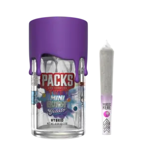 (2.5g) GELATO FREEZE  | Packs Mini Bursts - 5 Pack Infused Mini Joints | 2.5G