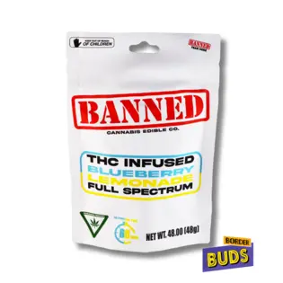 (24.0g) Blueberry Lemonade | Banned | 200mg | Gummies