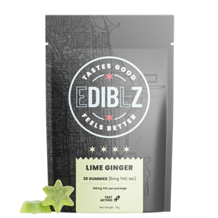 (0.1g) LIME GINGER FAST ACTING GUMMIES