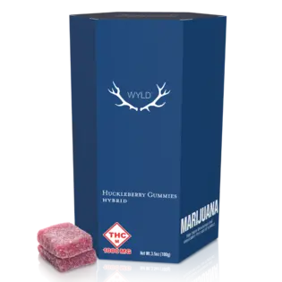 (10.0g) *High Dose* | Huckleberry Hybrid Enhanced Gummies | 1000mg
