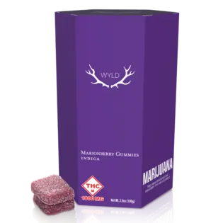 (10.0g) *High Dose* | Marionberry Indica Enhanced Gummies | 1000mg