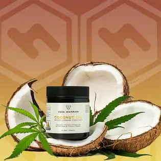 (0.01g) Veda Warrior | Infused Coconut Oil | 100mg THC | 3 oz.