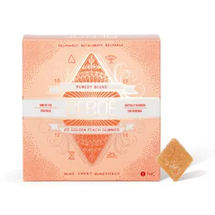 (0.1g) 1:2 Remedy Golden Peach [20-pack] (100mg THC/200mg CBD)