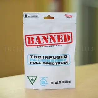 (0.2g) Banned - Gummies - Blueberry - 200mg - 4pk