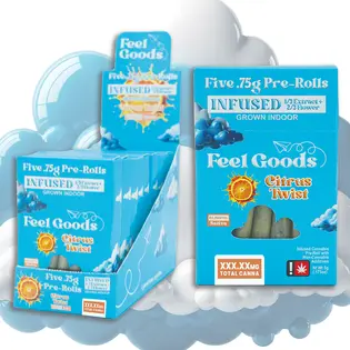 (3.75g) FEEL GOODS | INFUSED PRE-ROLL 5-PACK | CITRUS TWIST