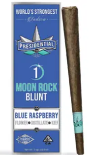 (1.5g) Presidential: Blue Raspberry 1.5G Moon Rock Infused Blunt