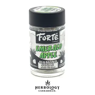 (2.5g) Forte | Diamond Sugar Infused Pre-Roll 5 Pack | Emerald Apple | .5g x 5