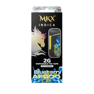 (2.0g) Blueberry Afgoo Disposable Vape | 2g