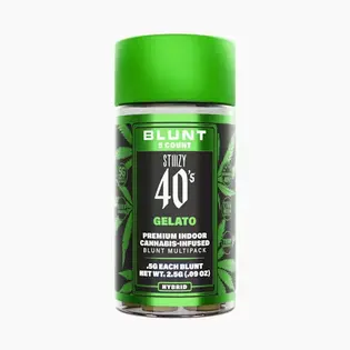 (2.0g) 40's Infused Biscotti Blunt 2g (4-Pack | 0.5g Each)