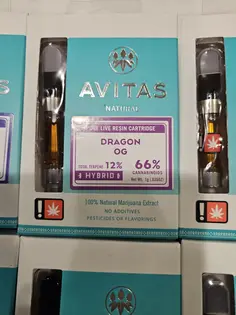 (1.0g) Avitas - Dragon OG - Live Resin Cartidge