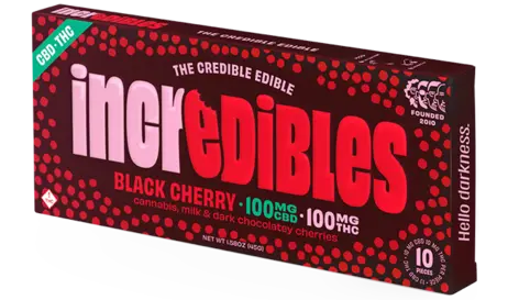 (0.1g) Black Cherry Chocolate 1:1 THC :CBD - 100mg