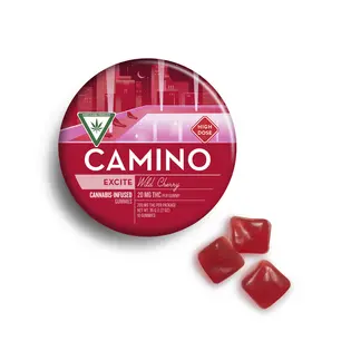 (0.2g) Camino 'Excite' Wild Cherry High Dose Gummies [10pk] (200mg THC)