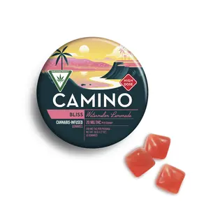 (0.2g) Camino 'Bliss' Watermelon Lemonade High Dose Gummies [10pk] (200mg THC)