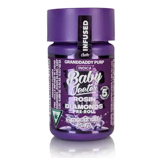 (2.5g) GRANDDADDY PURP - BABY JEETER- (5X.5G) INFUSED PRE-ROLLS