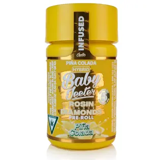 (2.5g) PINA COLADA - BABY JEETERS - (5X.5G) INFUSED PRE-ROLLS
