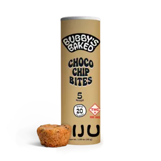 (0.1g) Choco Chip Bites - Bubby's Baked - 100mg Bites