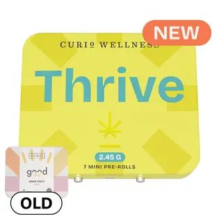 (2.45g) #1 in MD Curio - Thrive THCV GSD1 Mini Pre-Rolls (7x.35g) (Formerly Good Day)