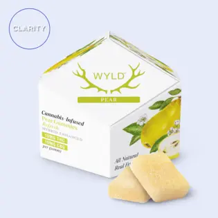 (2.5g) Wyld | 200mg Gummies | Pear 1:1 THC:CBG