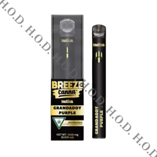 (each) Breeze Canna Grandaddy Purple Live Resin Disposable 1g